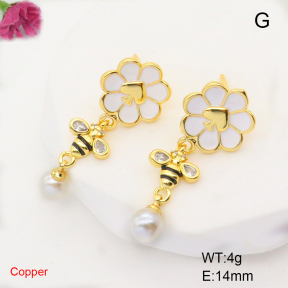 F6E301886vbnb-L017  Fashion Copper Earrings