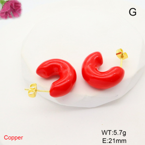 F6E301898bhva-L017  Fashion Copper Earrings