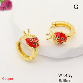 F6E301899vbmb-L017  Fashion Copper Earrings