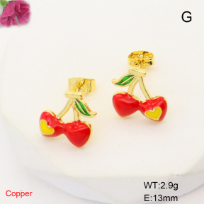 F6E301900ablb-L017  Fashion Copper Earrings