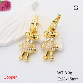 F6E405281bhva-L017  Fashion Copper Earrings