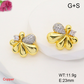 F6E405302bhva-L017  Fashion Copper Earrings