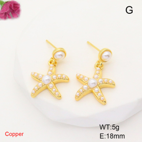 F6E405316vbnb-L017  Fashion Copper Earrings