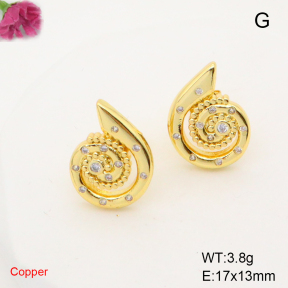 F6E405318vbmb-L017  Fashion Copper Earrings