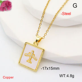 F6N301106baka-L017  Fashion Copper Necklace