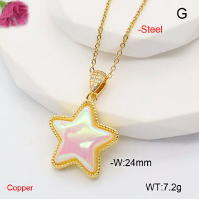 F6N301109baka-L017  Fashion Copper Necklace