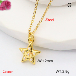 F6N301114avja-L017  Fashion Copper Necklace