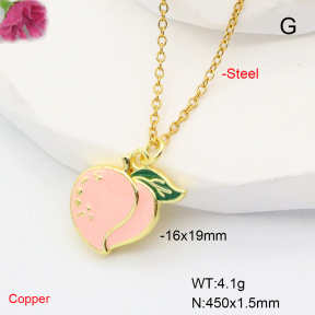 F6N301155vail-L017  Fashion Copper Necklace