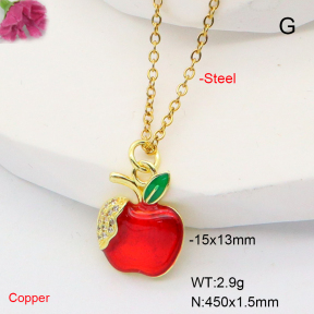 F6N301157avja-L017  Fashion Copper Necklace