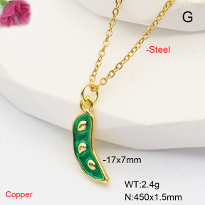 F6N301165avja-L017  Fashion Copper Necklace