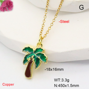 F6N301166avja-L017  Fashion Copper Necklace