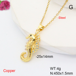 F6N407746aajl-L017  Fashion Copper Necklace