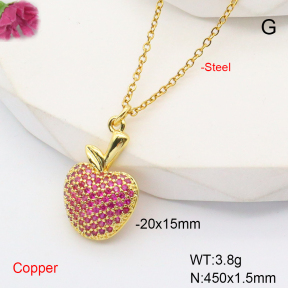 F6N407747baka-L017  Fashion Copper Necklace