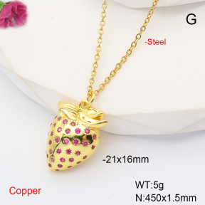 F6N407748baka-L017  Fashion Copper Necklace