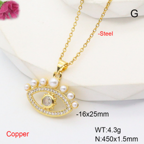 F6N407750ablb-L017  Fashion Copper Necklace