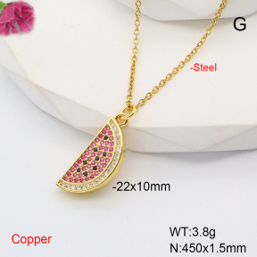 F6N407751baka-L017  Fashion Copper Necklace