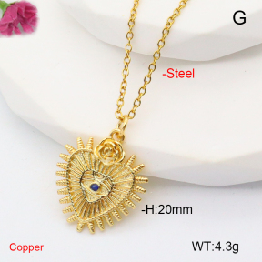 F6N407780aajl-L017  Fashion Copper Necklace