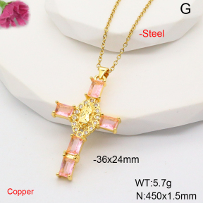 F6N407787ablb-L017  Fashion Copper Necklace