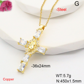 F6N407788ablb-L017  Fashion Copper Necklace