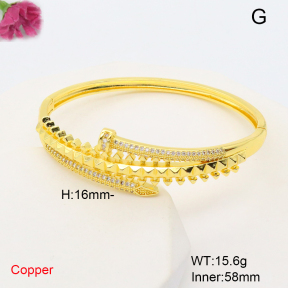 F6BA41674ahjb-L002  Fashion Copper Bangle