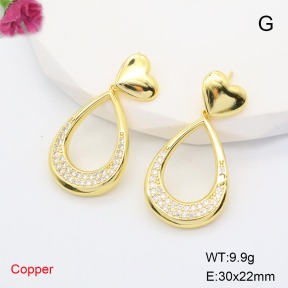 F6E405346bbov-L002  Fashion Copper Earrings