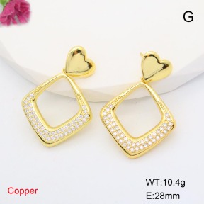 F6E405349bbov-L002  Fashion Copper Earrings