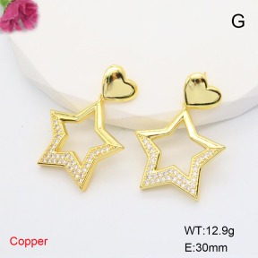 F6E405350bbov-L002  Fashion Copper Earrings