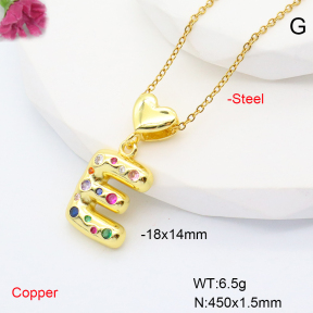 F6N407831aakl-L002  Fashion Copper Necklace