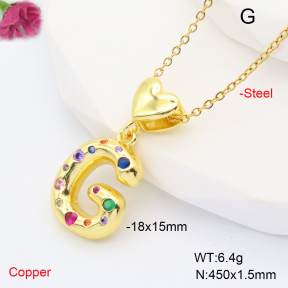 F6N407833aakl-L002  Fashion Copper Necklace