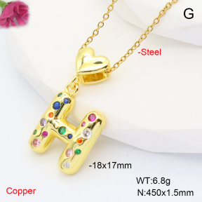 F6N407834aakl-L002  Fashion Copper Necklace