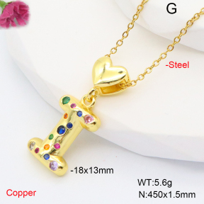 F6N407835aakl-L002  Fashion Copper Necklace