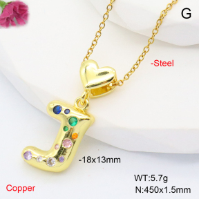 F6N407836aakl-L002  Fashion Copper Necklace