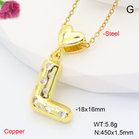 F6N407838aakl-L002  Fashion Copper Necklace