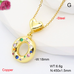 F6N407841aakl-L002  Fashion Copper Necklace