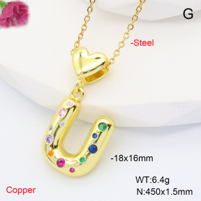 F6N407847aakl-L002  Fashion Copper Necklace