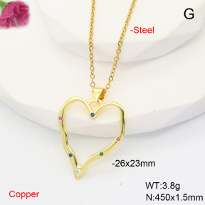 F6N407863vail-L002  Fashion Copper Necklace