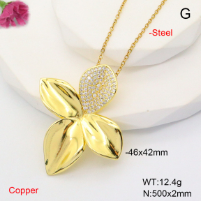 F6N407871vbll-L002  Fashion Copper Necklace