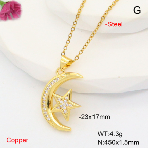 F6N407885aajl-L002  Fashion Copper Necklace