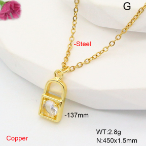 F6N407891aahl-L002  Fashion Copper Necklace