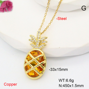 F6N407901aajl-L002  Fashion Copper Necklace