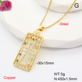 F6N407904aakl-L002  Fashion Copper Necklace