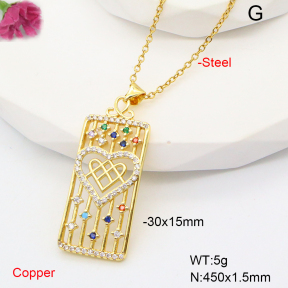 F6N407906aajl-L002  Fashion Copper Necklace