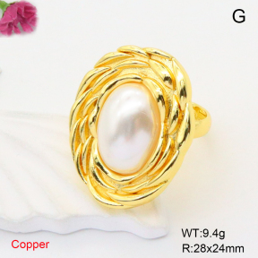 F6R300393baka-L002  Fashion Copper Ring