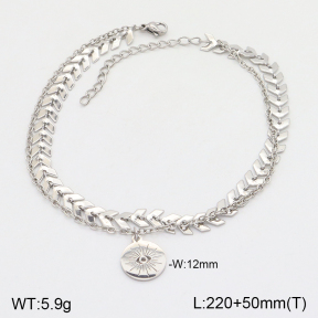 2A9001373vbmb-350  Stainless Steel Anklets