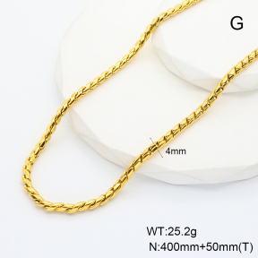 GEN001299vhmv-066  Handmade Polished  Stainless Steel Necklace