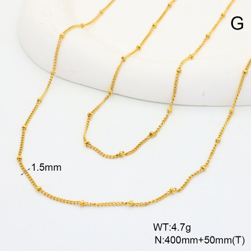 GEN001860bhva-066  2 in 1  Stainless Steel Necklace