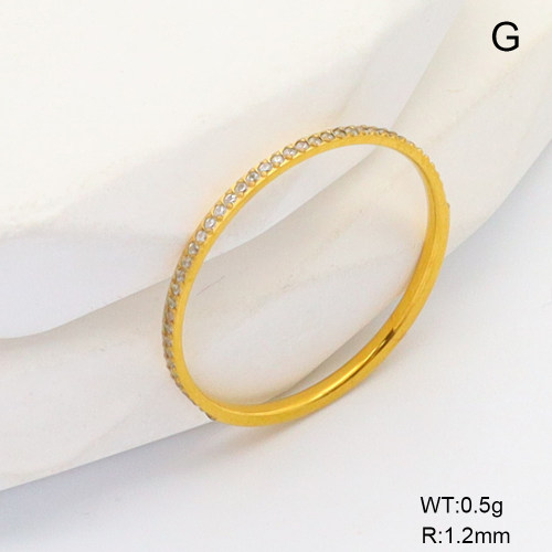 GER001229vhmv-066  5-9#  Zircon,Handmade Polished  Stainless Steel Ring