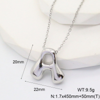 6N2004713bbmi-G034  Stainless Steel Necklace  nostock