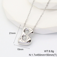 6N2004715bbmi-G034  Stainless Steel Necklace  nostock