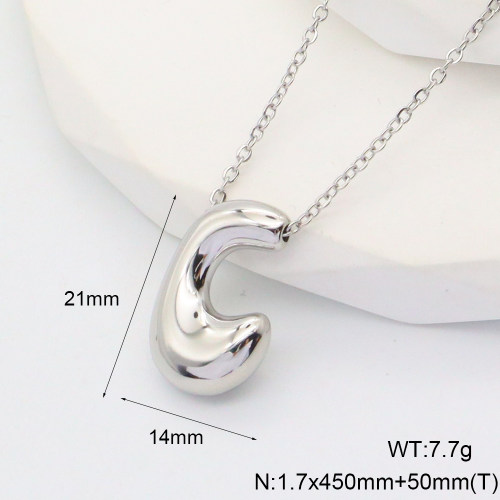 6N2004717bbmi-G034  Stainless Steel Necklace  nostock